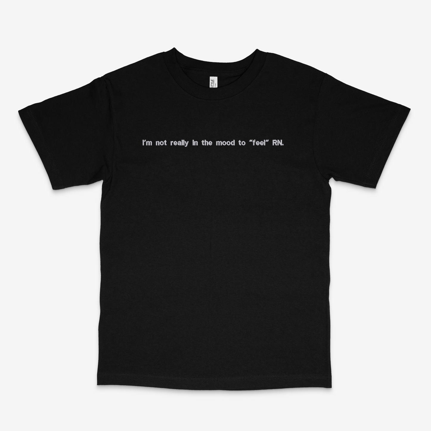 I Don't Want to Feel RN Funny Embroidered Shirt | Traversing Levels