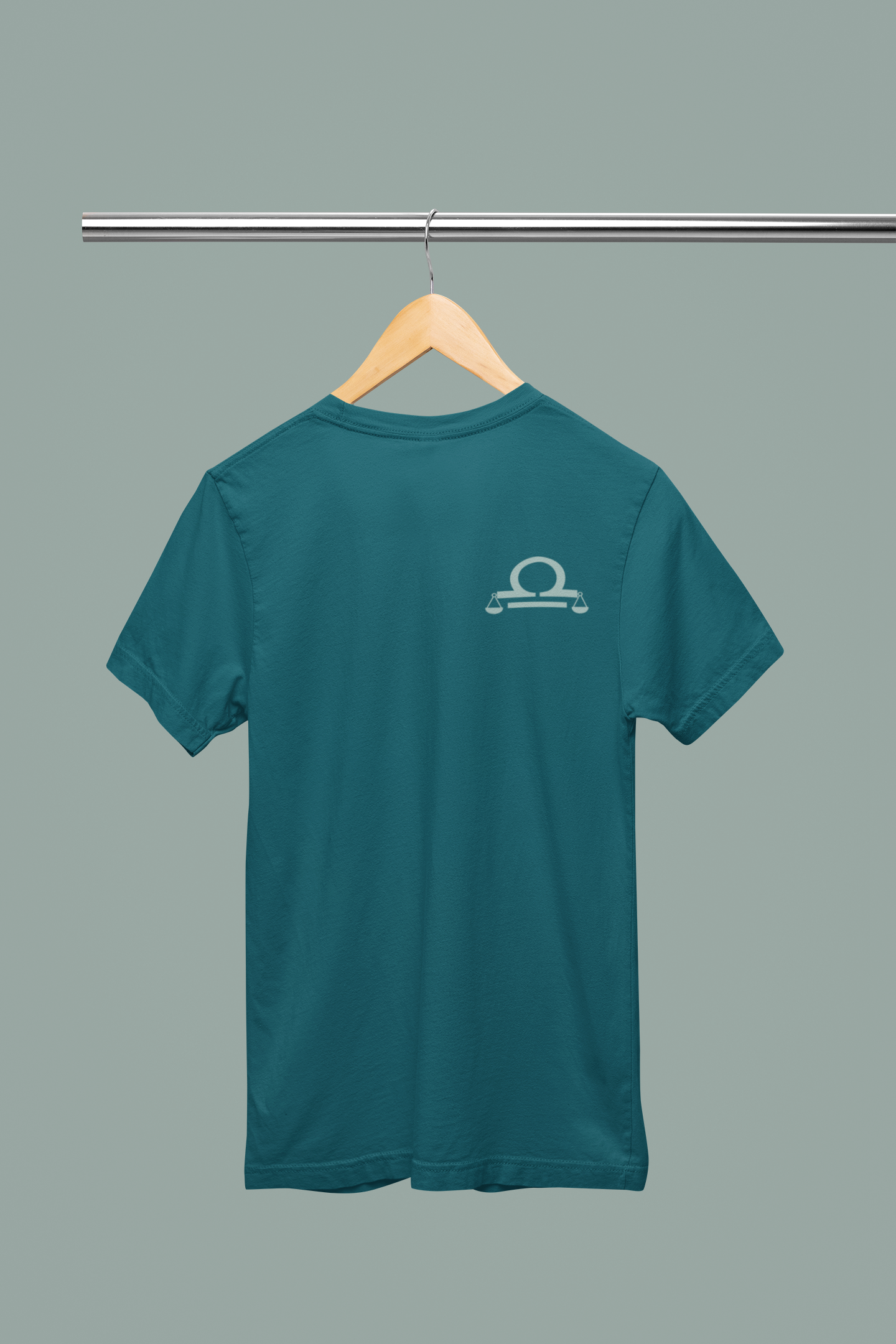 Libra Embroidered Zodiac Shirt – Upper Chest | Traversing Levels