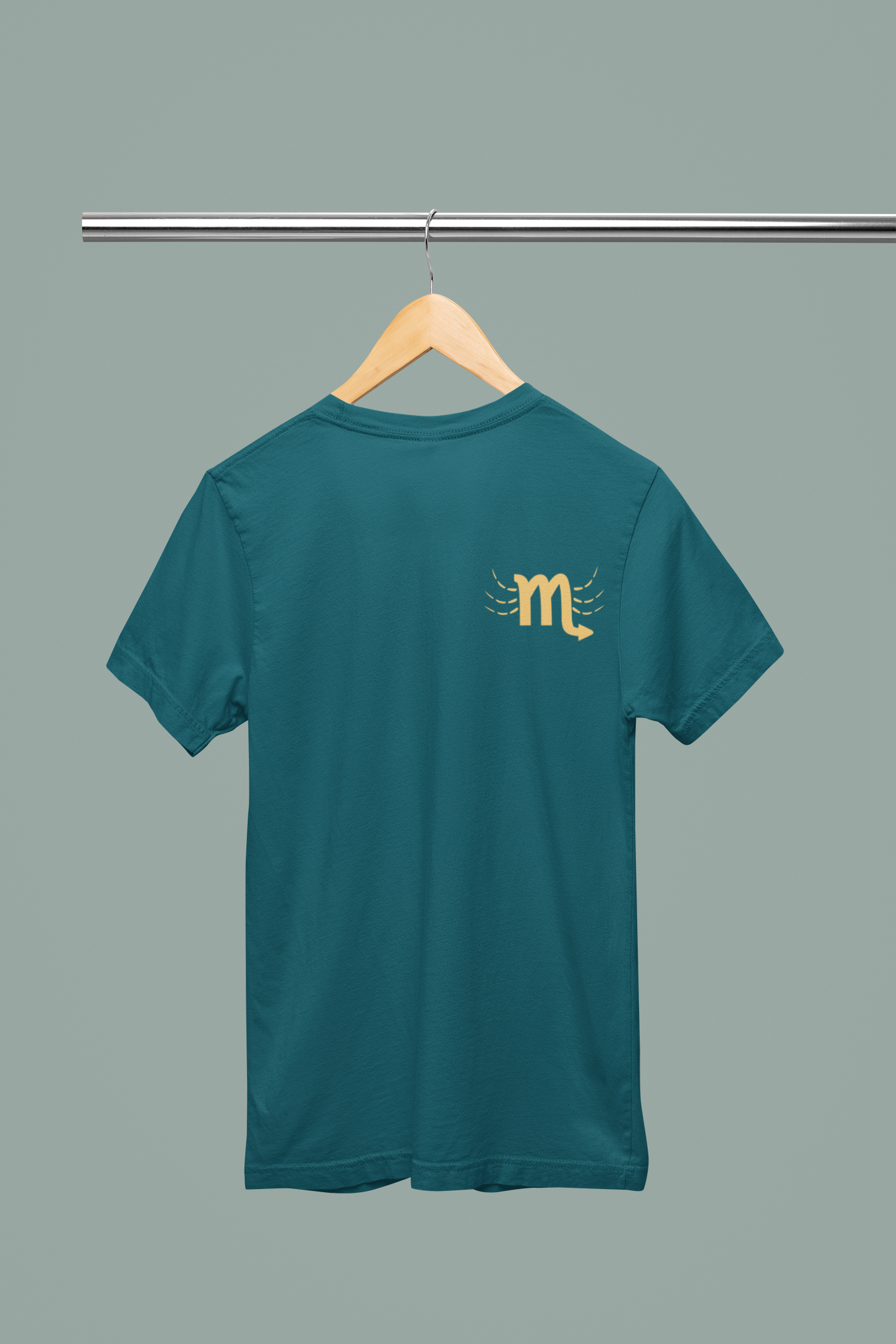 Scorpio Embroidered Zodiac Shirt – Upper Chest | Traversing Levels