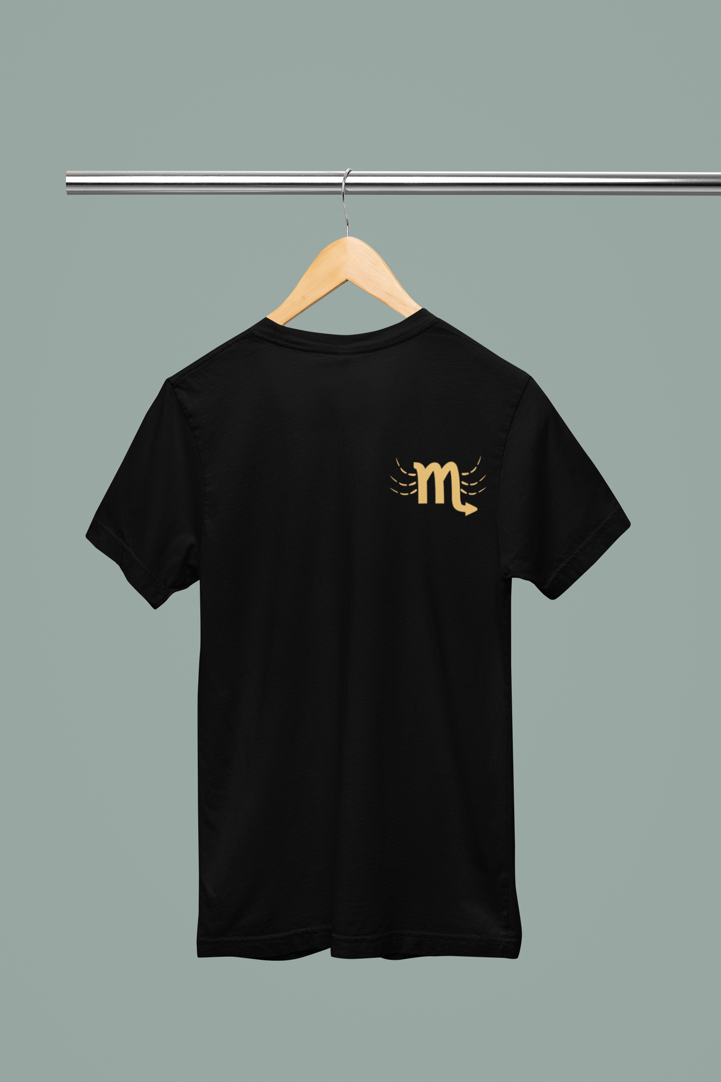 Scorpio Embroidered Zodiac Shirt – Upper Chest | Traversing Levels
