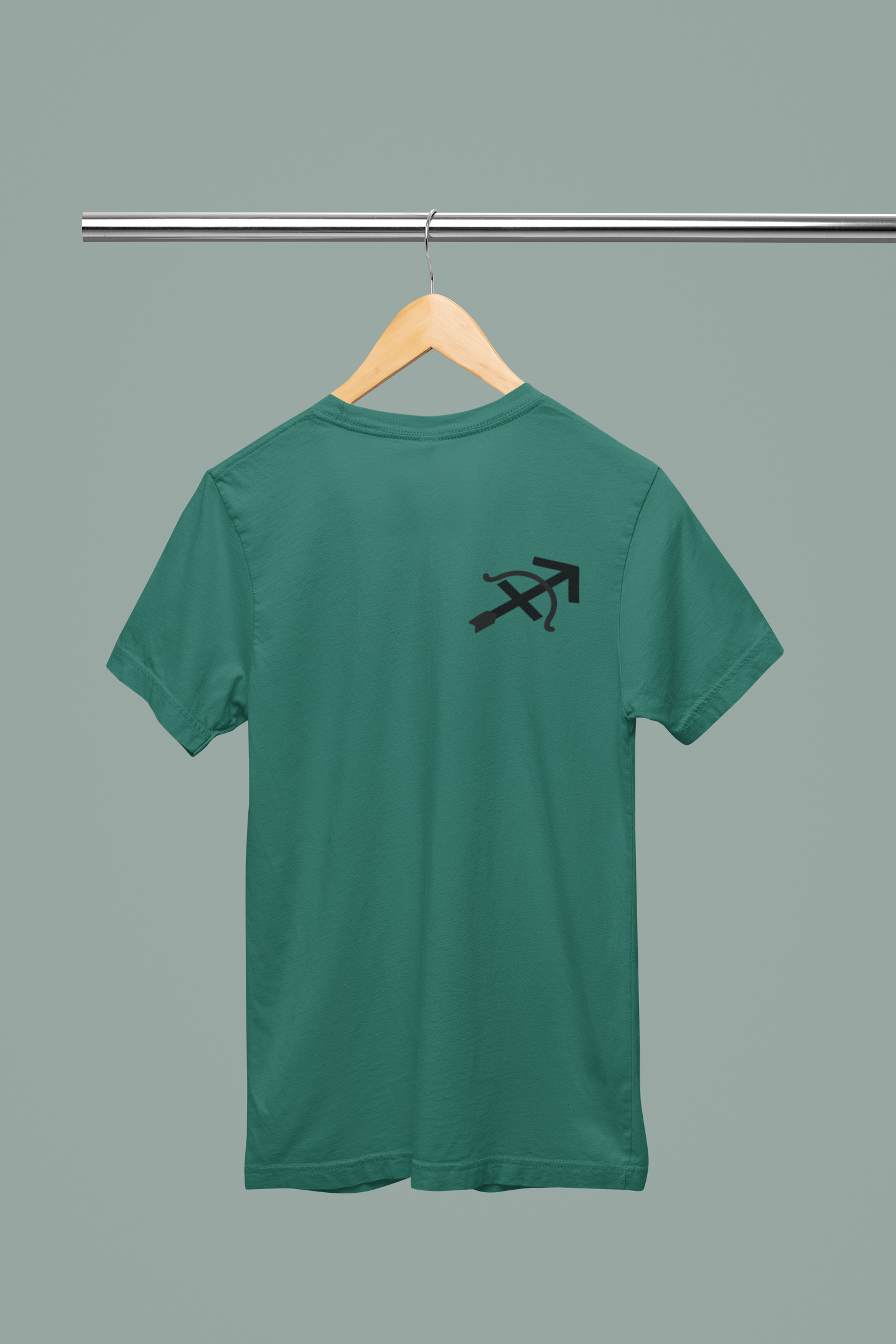 Sagittarius Embroidered Zodiac Shirt – Upper Chest | Traversing Levels