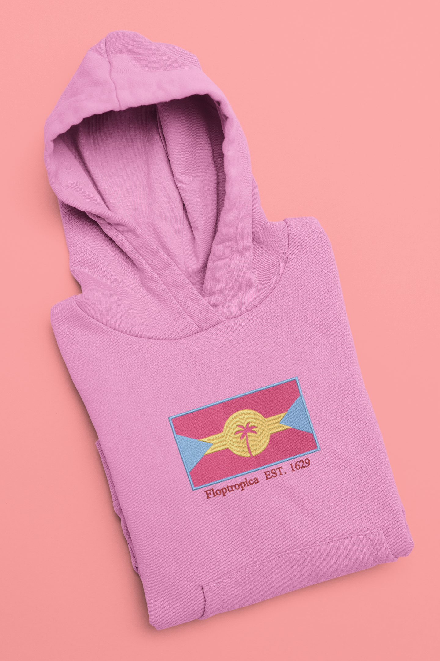 Floptropica Embroidered Hoodie | Traversing Levels