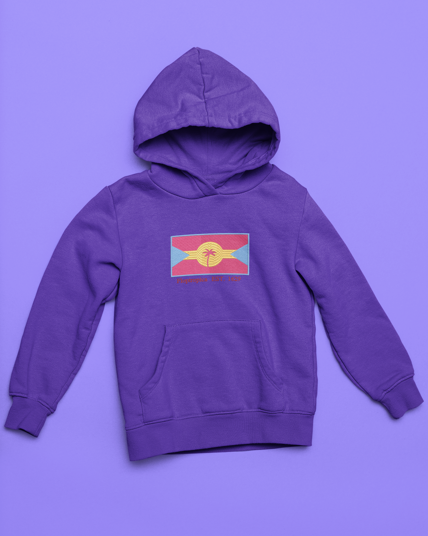 Floptropica Embroidered Hoodie | Traversing Levels