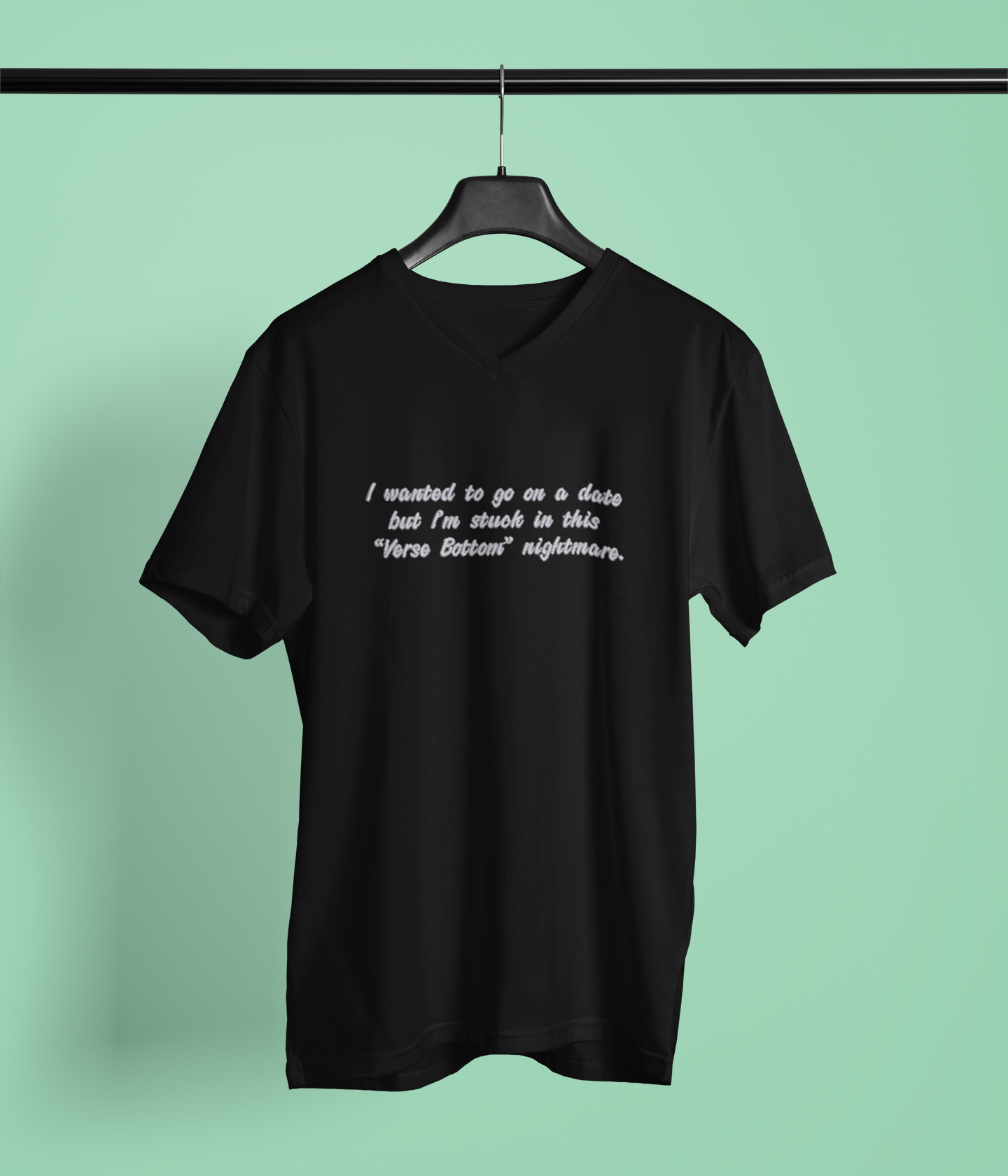 Verse Bottom Nightmare Funny Embroidered T-Shirt | Traversing Levels