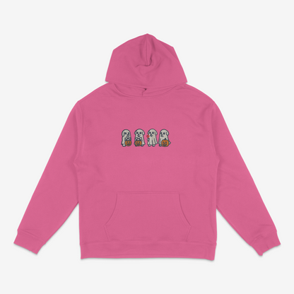 Spooky Ghost Dogs Embroidered Hoodie | Traversing Levels