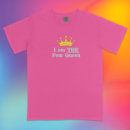 Fem Queen Embroidered Funny T-Shirt –  Fem Statement | Traversing Levels