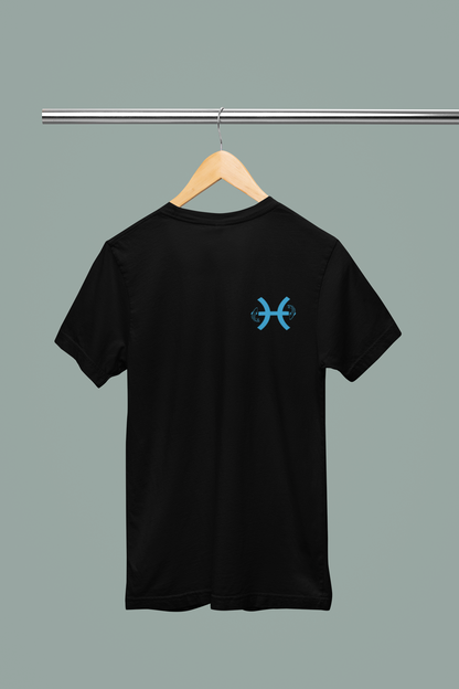 Pisces Embroidered Zodiac Shirt – Upper Chest | Traversing Levels