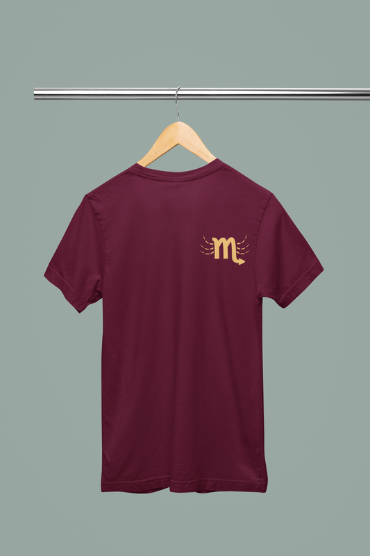Scorpio Embroidered Zodiac Shirt – Upper Chest | Traversing Levels