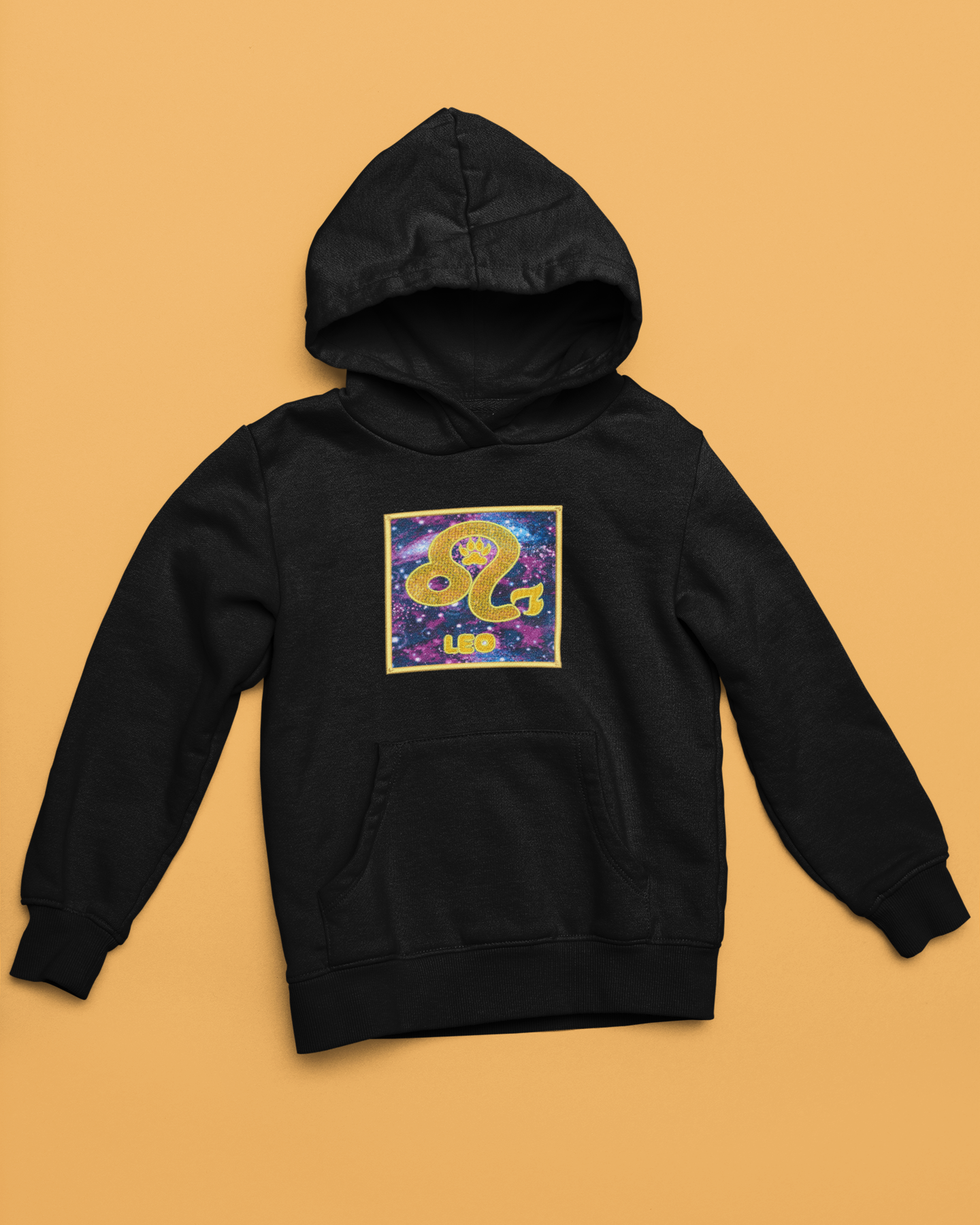 Leo Embroidered Astrology Hoodie