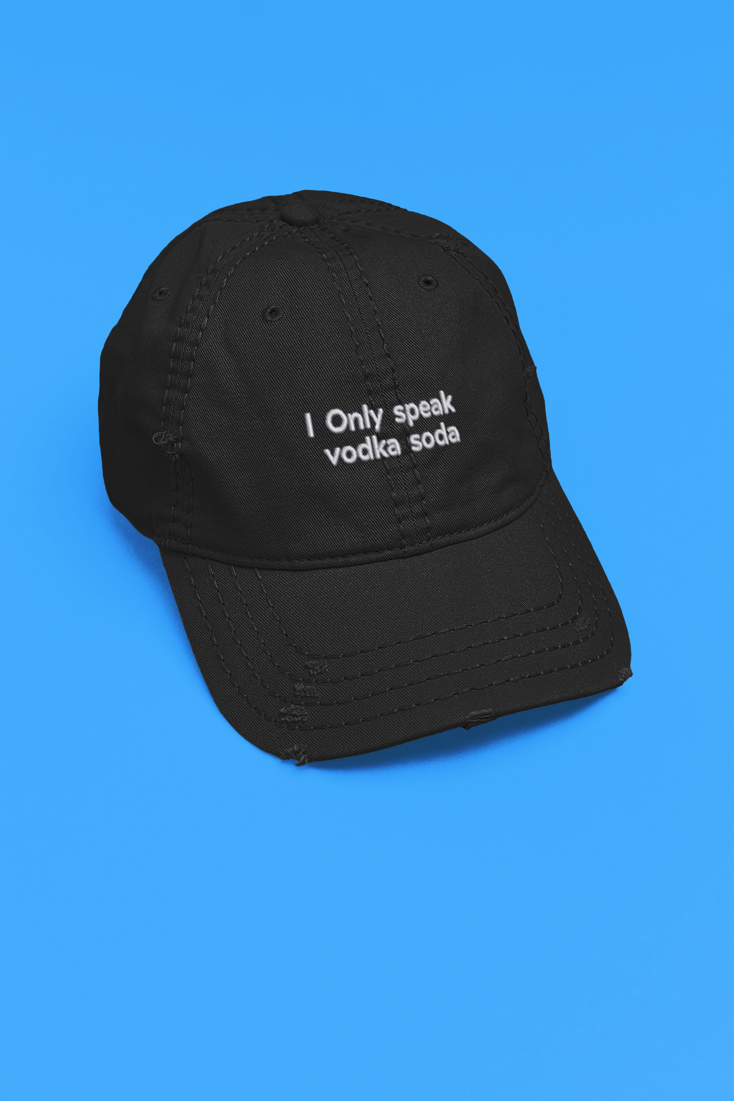 Trendy "I Only Speak Vodka Soda" Dad Hat - Perfect for Summer!